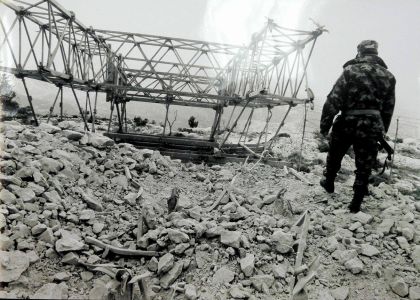 SRUŚEN VOJNI REPETITOR NA KOZJAKU