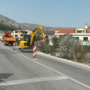 radovi na cesti ul kneza trpimira