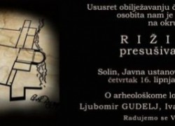 Okrugli stol u Solinu na temu Rižinica