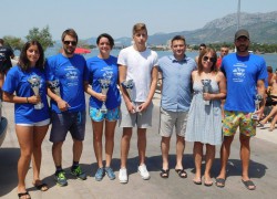 Dina i Dino pobjednici prvog Plivačkog maratona u Vranjicu