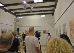 Otvaranje izložbe Međunarodnog festivala karikatura 17.08.2016.u Galeriji ‘Zvonimir’ Solin