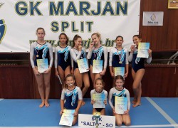 3.KOLO REGIJE JUG: Juniorke gimnastičkog kluba Salto Solin zlatne