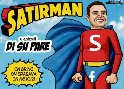 Satirman u epizodi “Di su pare”
