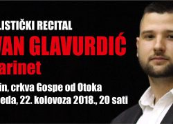 Solistički recital: Ivan Glavurdić, klarinet
