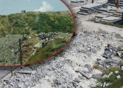 Stotinjak metara od izvora rijeke Jadro hrpetine azbesta – priveden čovjek koji je prosvjedovao, a policajac mu je rekao: “Oprosti, i mama mi ima azbestozu!”