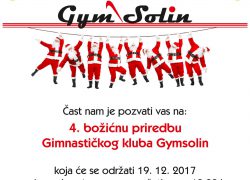 Gimnastički klub GYM Solin organizira 4. božićnu priredbu