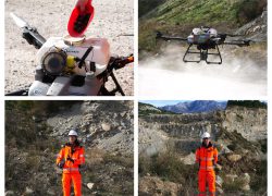 Cemex dronovima zasijao teže dostupne dijelove rudnika