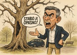 Čekamo li tragediju??? Komunalno Solin petu godinu ignorira opasna stabla na Širini