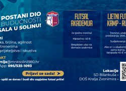 Druga sezona futsal akademije i kampa u Solinu – projekt koji je osvojio djecu i roditelje
