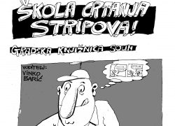 Škola crtanja stripova u Gradskoj knjižnici Solin
