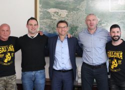 Boksački prvaci Željko Mavrović i Mario Preskar posjetili Solin