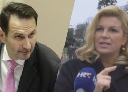 POGUBILI SE U MULJANJU Kolinda: Ovo je službeni posjet, Kovač: Oti&scaron;la je privatno