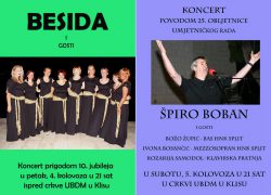 U petak koncert ŽK Besida, a u subotu…