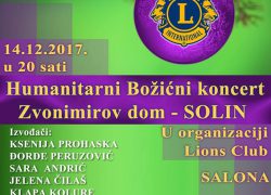 Lions Club Salona organizira tradicionalni humanitarni Božićni koncert