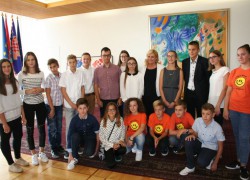 Dječje gradsko vijeće Solina u posjeti predsjednici RH Kolindi Grabar Kitarović
