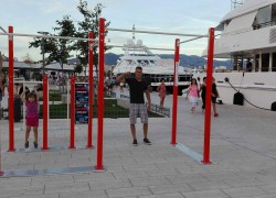 Street workout sprava na Zapadnoj obali u Splitu