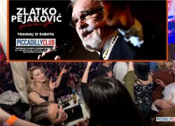 Ovu subotu koncert Zlatka Pejakovića u Piccadilly Club-Sinj