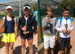 TENIS |  Završeno natjecanje Kup Jadra za djevojčice i dječake do 14 godina